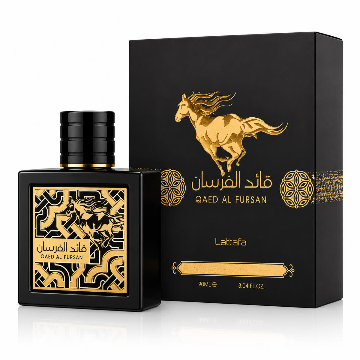Lattafa Qaed Al Fursan Preto