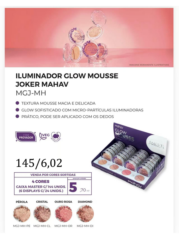 Iluminador Compacto Dia a Dia Mahav - cores disponíveis