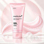 Medicube PDRN Pink Whip Cleanser em composição clean